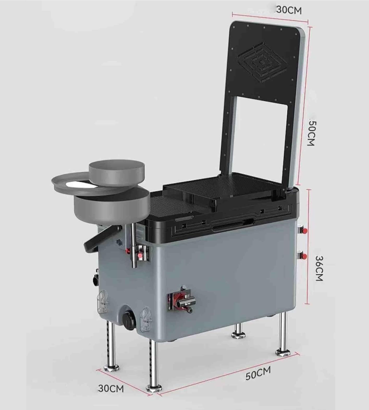 Fishing Walizka Skrzynka Wędkarska 30L Przenośna Skrzynia Wędkarska Wielofunkcyjna Wiadro Wędkarskie Może Stać Na Skrzyni Wędkarskiej Tackle Box