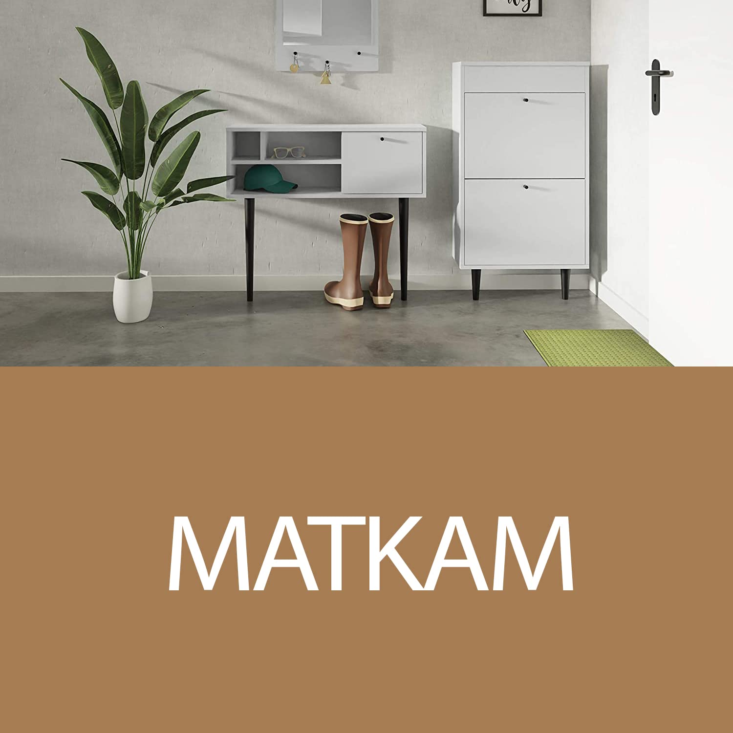 MATKAM Scarpiera Dotti 531 in stile moderno Scandi| Scarpiera a