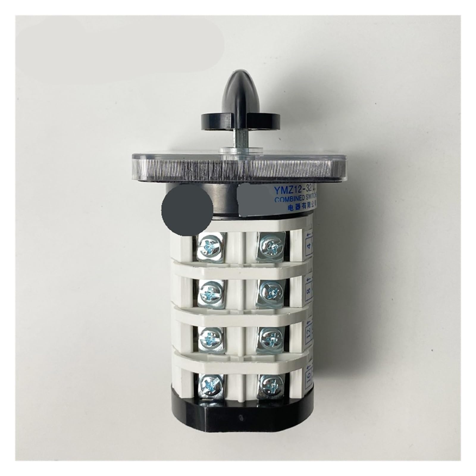 Interruptor de leva de 3 posiciones YMZ12-32/4 Interruptores de cambio con tornillos 660V 32A 4 niveles de etapas Contacto plateado 16 terminales