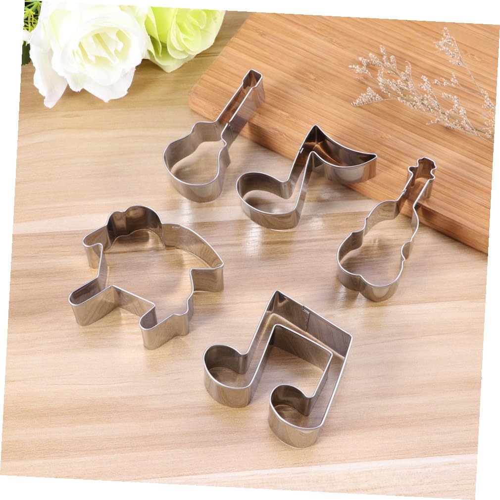 MAGICLULU 24pièces Moule à Biscuits Acier Inoxydable De Emporte Instruments De Musique Pour Décorer Gâteaux Et Biscuits Pour Fêtes Et Anniversaires