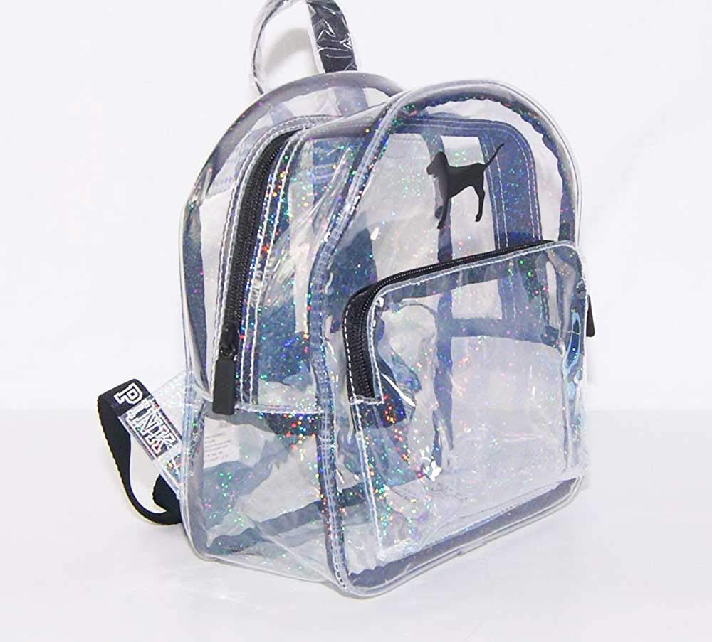 Victorias Secret Pink Sparkly Glitter Glow Clear Mini  display picture 2
