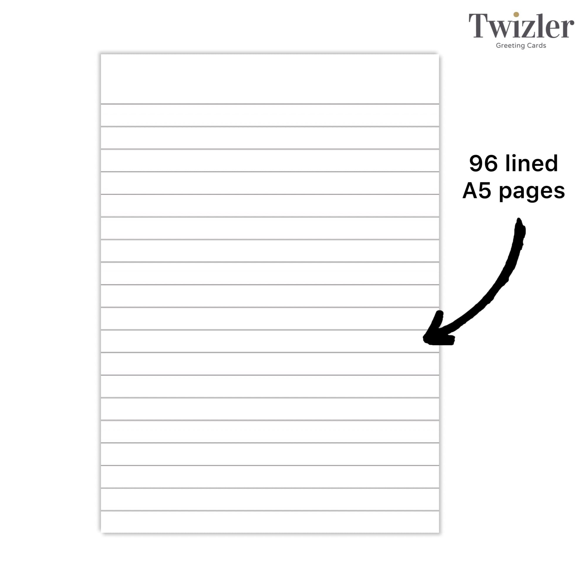 Twizler A5 Notebook, Funny Donkey Design, A5 Lined Notebook, Funny Work Notepad, To Do List, Journal, Note Book - Image 4