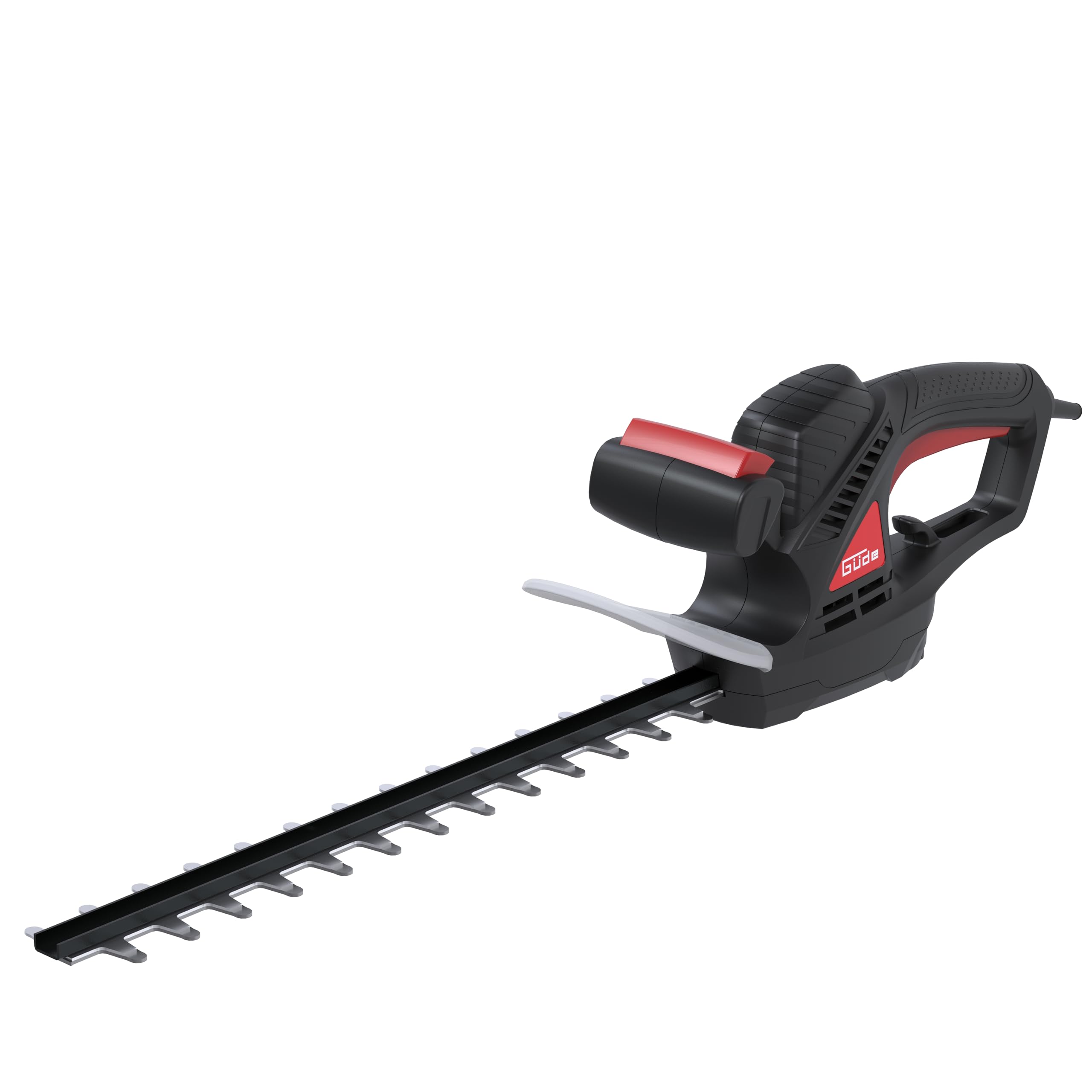 Güde GEH 510-500 Elektro-Heckenschere - 230 Volt, 500 Watt Motorleistung, 45,7 Zentimeter Schnittlänge, 1,6 Zentimeter Schnittstärke, Elektrische Schnellstopp-Bremse, Ergonomisches Design