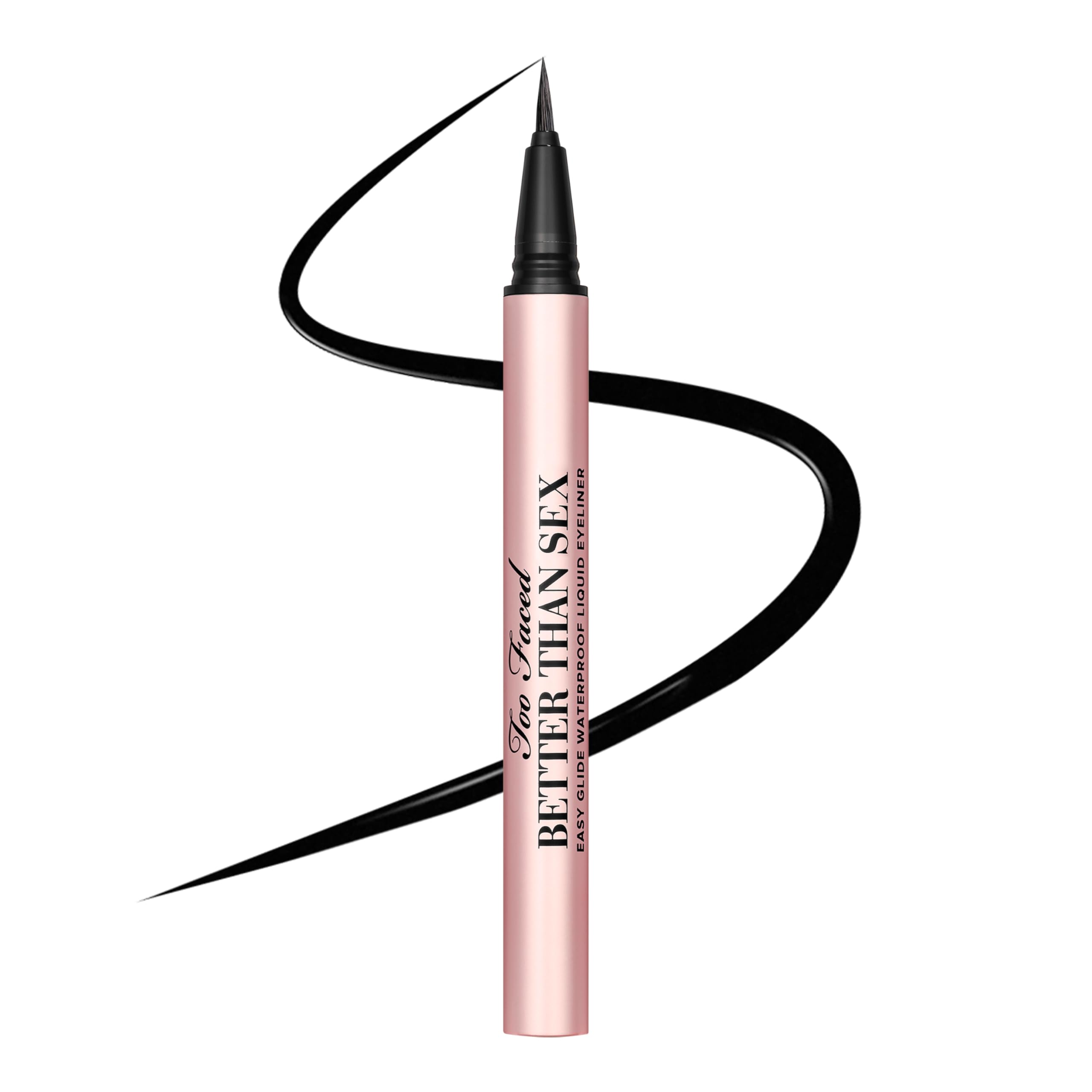 Better Than Sex Easy Glide Liquid Eyeliner | Flake & Waterproof Liquid Eyeliner For Intense Pigment, 0.02 Fl Oz