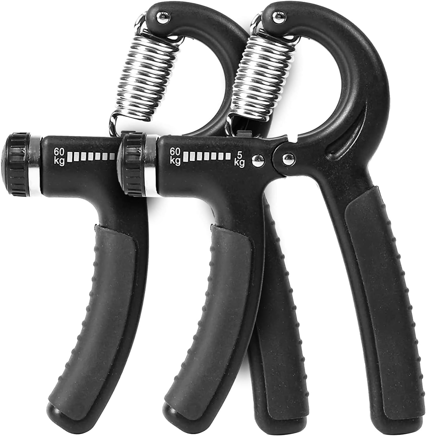 Pubiao Grip Strengthener, 10-60kg Adjustable Resistance Forearm Grip Hand Trainer Hand Squeezer Finger Exerciser For Men Women Athletes Musicians Wrist Gripper
