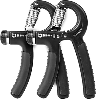 Pubiao Grip Strengthener, 10-60kg Adjustable Resistance Forearm Grip Hand Trainer Hand Squeezer Finger Exerciser For Men Women Athletes Musicians Wrist Gripper