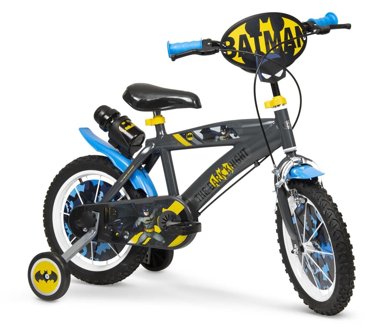 TOIMSA Bicicleta 14" Batman 4/6 Ños, Multicolor, 14913