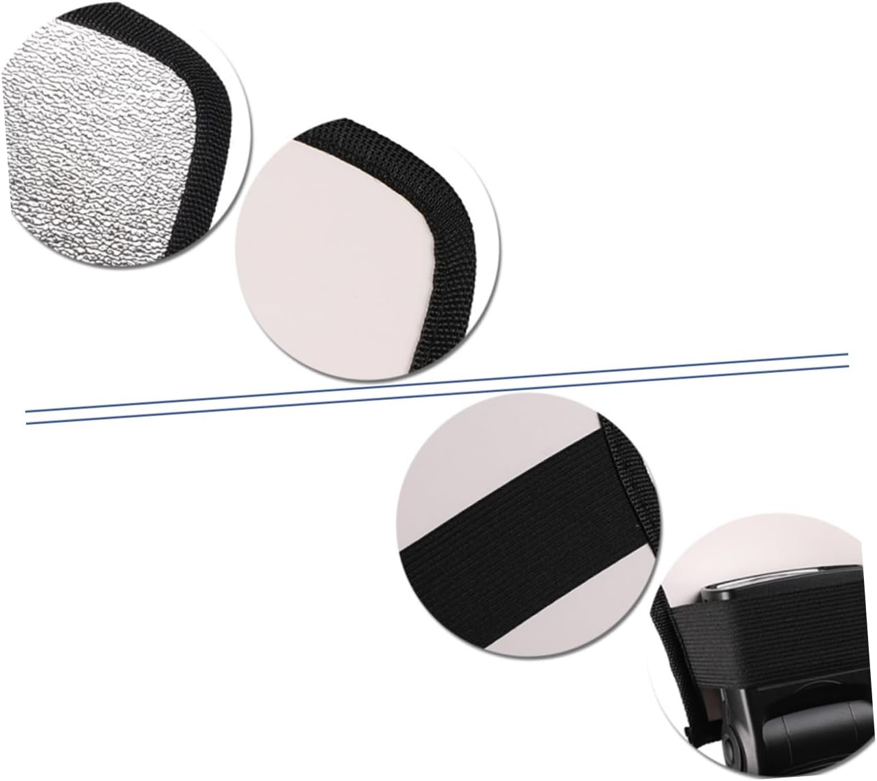 2Pcs Dual Sided Flash Diffuser Softbox Photography Light Reflector for Speedlight External Flash Softbox for Outdoor Use