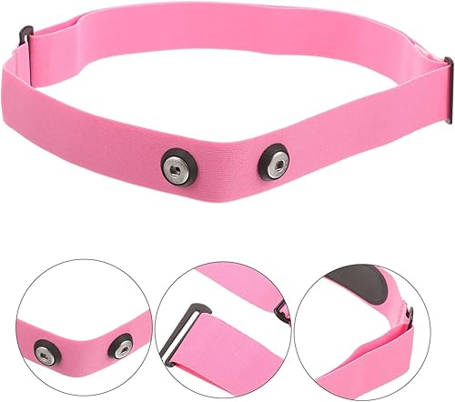 Miniatura 7 de Correa de monitor de frecuencia cardíaca Correa deportiva deportiva elástica rosa reemplazar la banda de reemplazo de frecuencia cardíaca