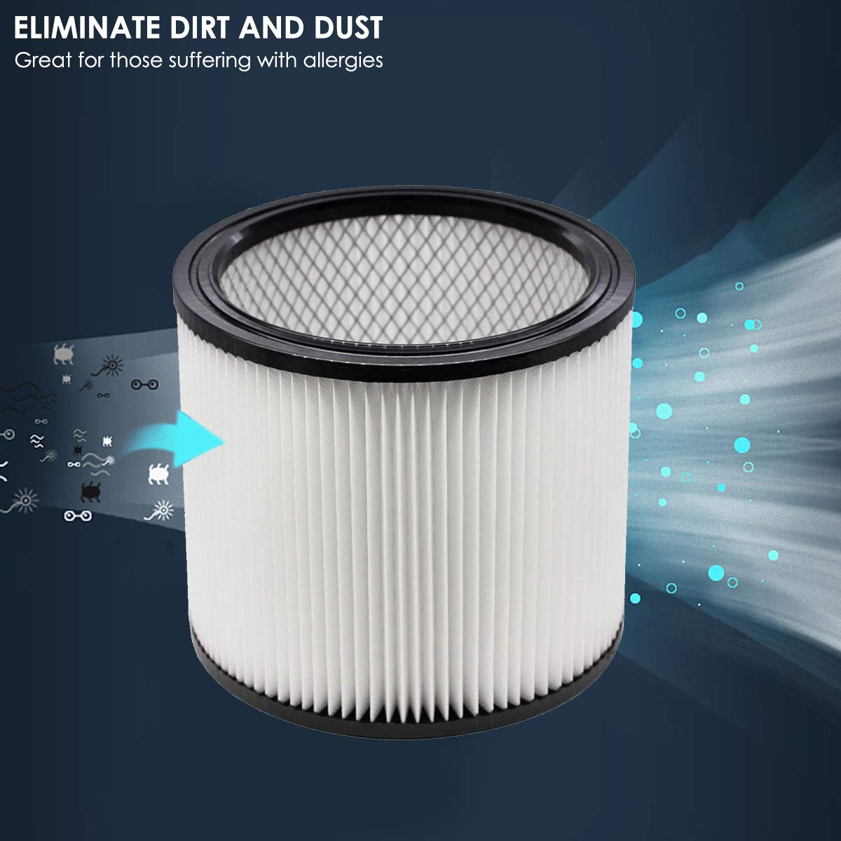 Filtro De Cartucho De Repuesto Compatible Con Filtro Shop Vac 90304 - Foto 10