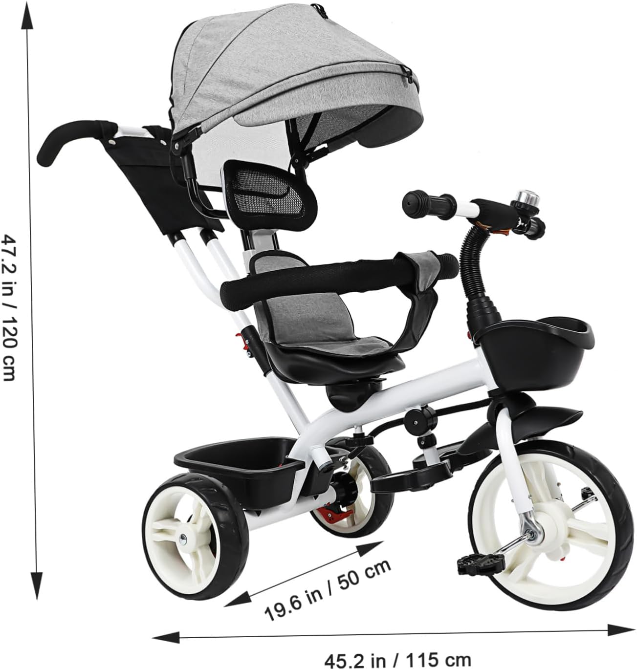 Tricycle Stroller for Lightweight with Stylish Design Comfortable Ride for Family Outings and Travel