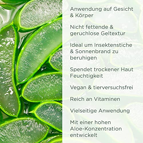 Aloe Vera Gel PraNaturals 200ml – Beruhigende Wirkung für die Haut