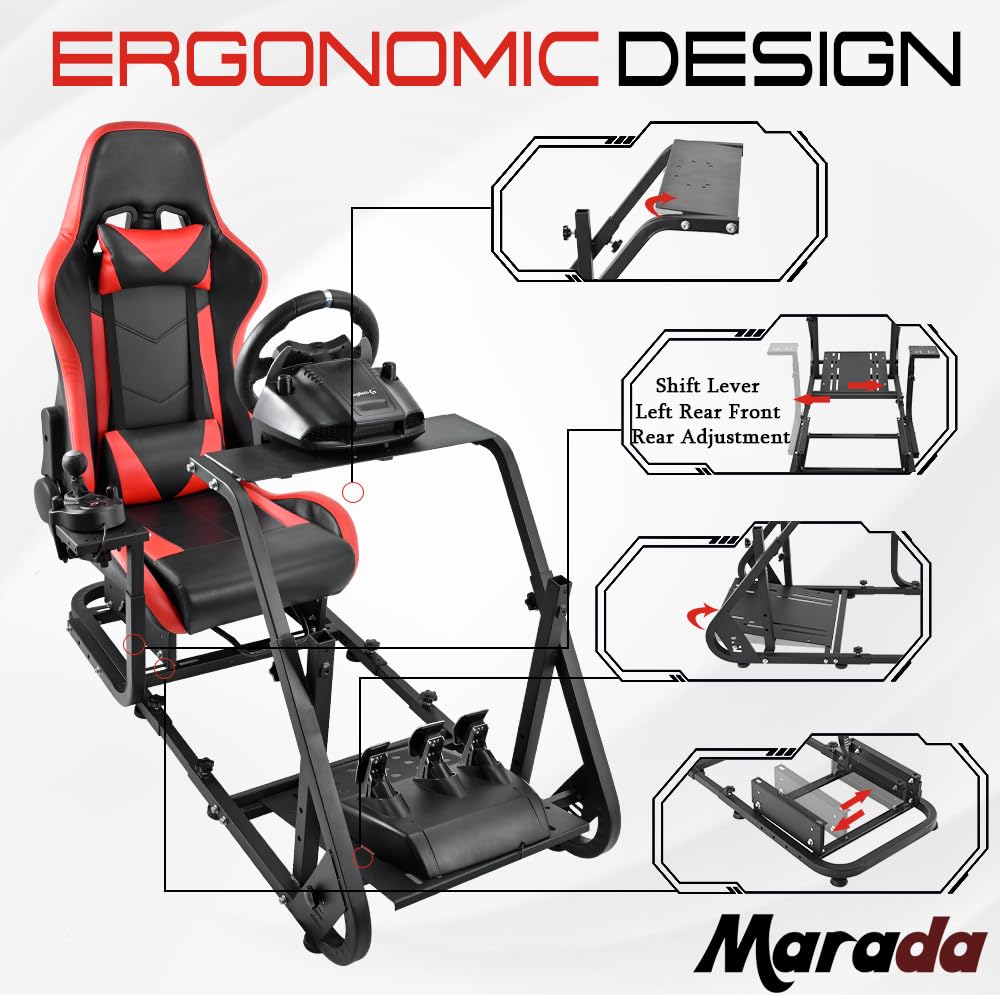 Snapklik.com : Marada Racing Simulator Cockpit