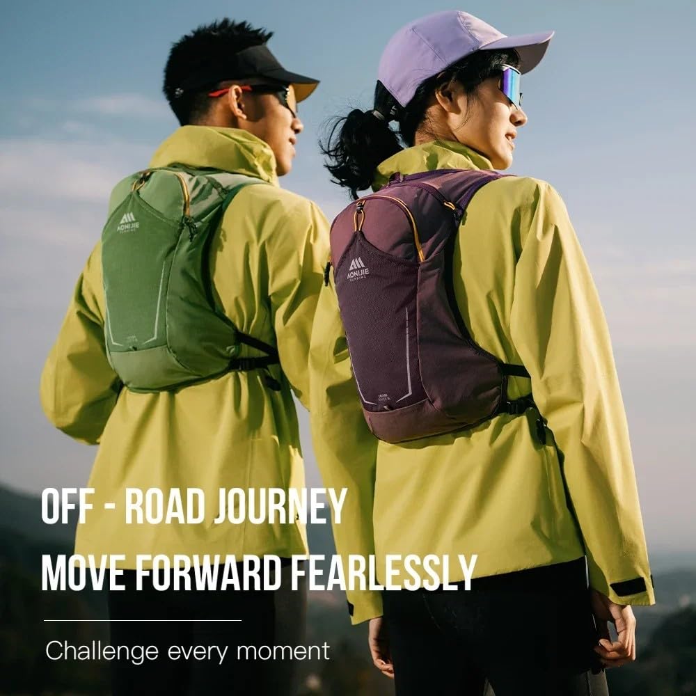 Hydration Cross Country Backpack Pack 8L Rucksack Bag,Aonijie Lightweight Hydration Vest for Hiking Running Marathon Cycling C9125