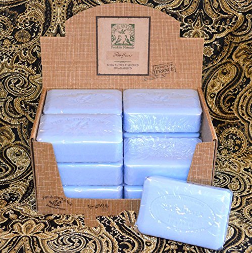 Pre de Provence Starflower Scent Case of 12 x 250 gram shea butter extra large soap bars