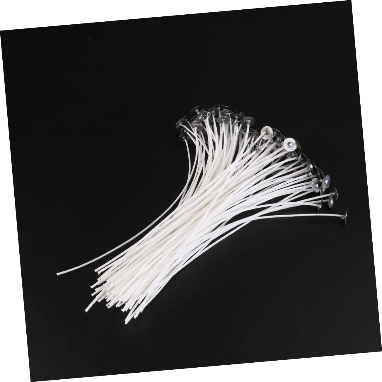 HOMSFOU 3sets Bulk Candle Cotton No Smoke No Bad Smell Ideal for DIY Craft 100pcs*3