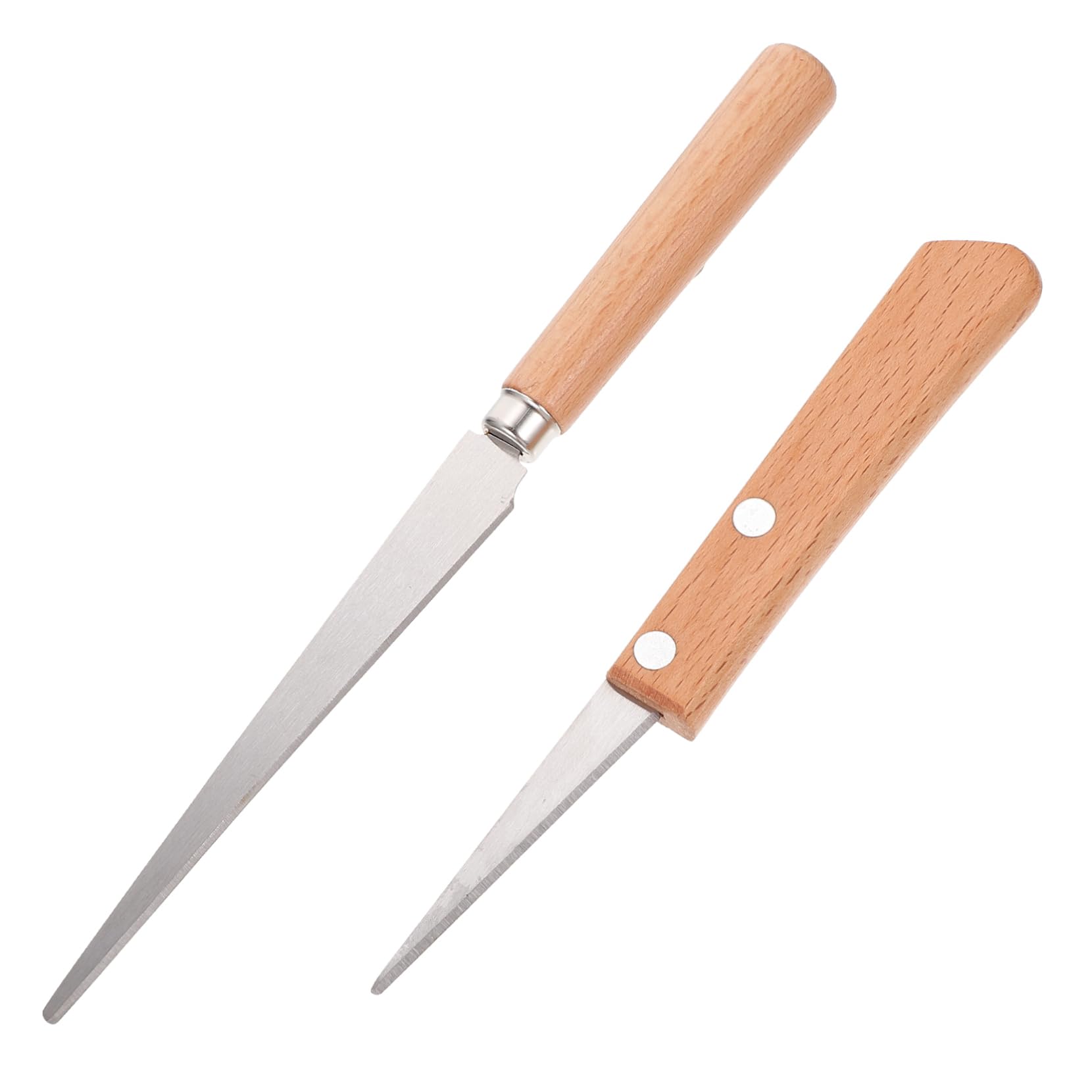 DOITOOL Stainless Steel Carving Modeling Tool Clay Tool 2 Pcs Wood Carving Cutters for Sculpting and Trimming