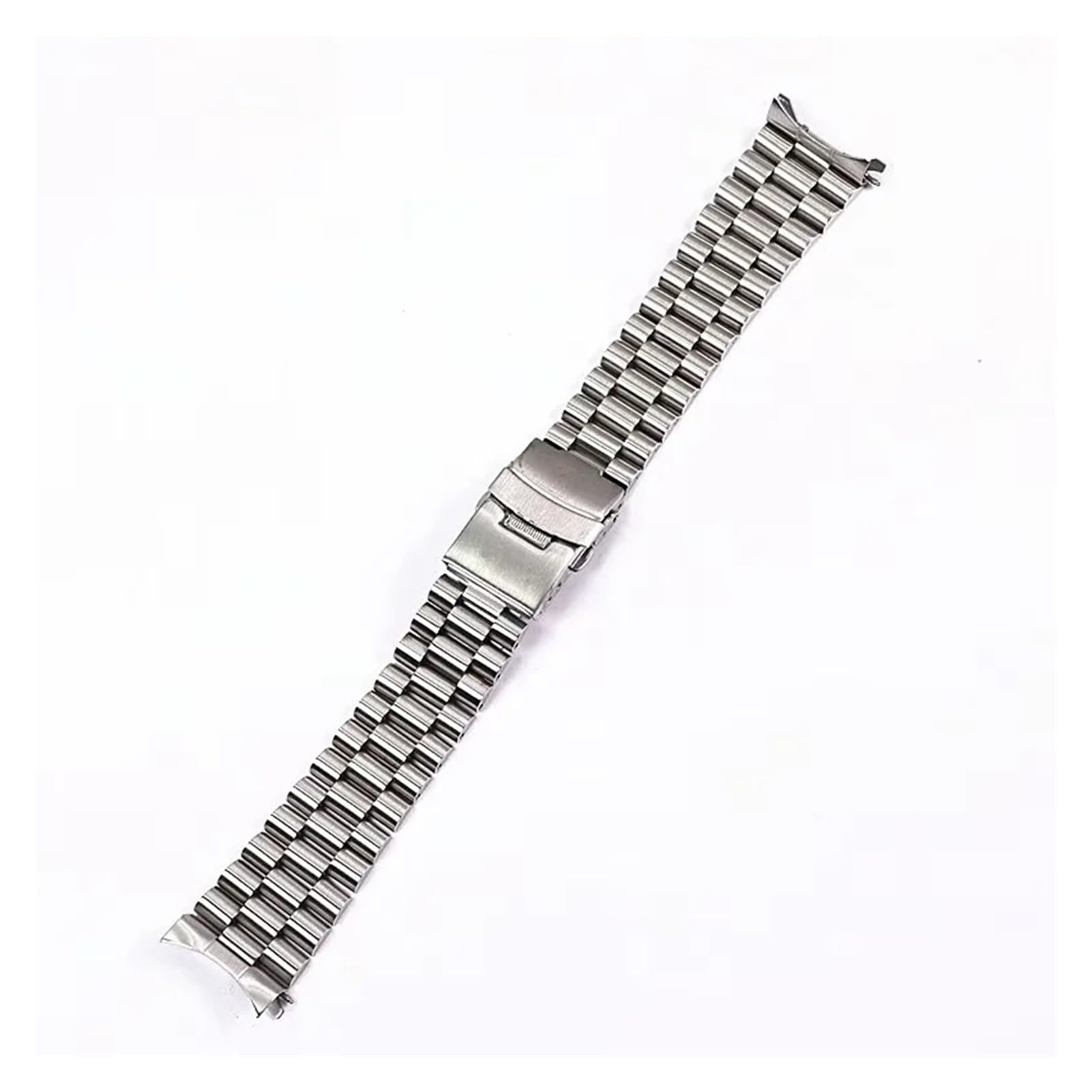Generico Cinturino in metallo acciaio da 3 stili 22 mm