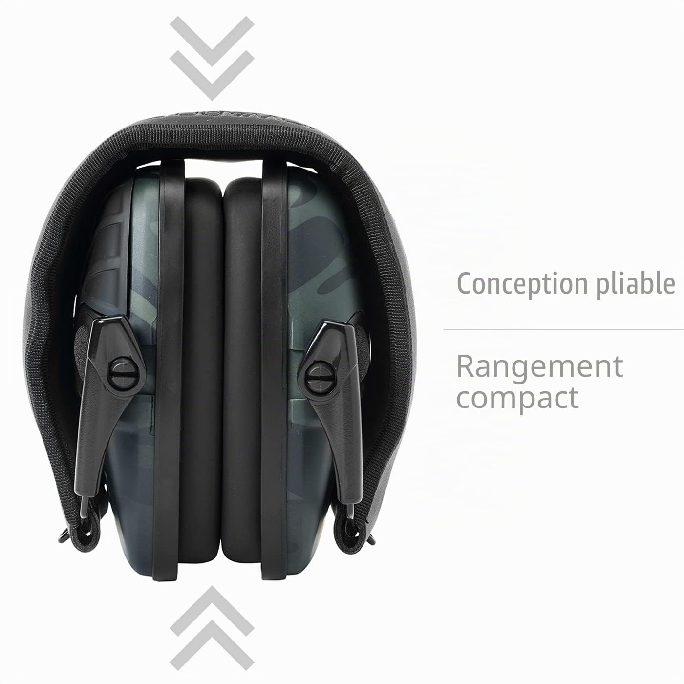 Howard Leight Honeywell Impact Sport Casque antibruit électronique pour tir de tir MultiCam Noir (R-02527)