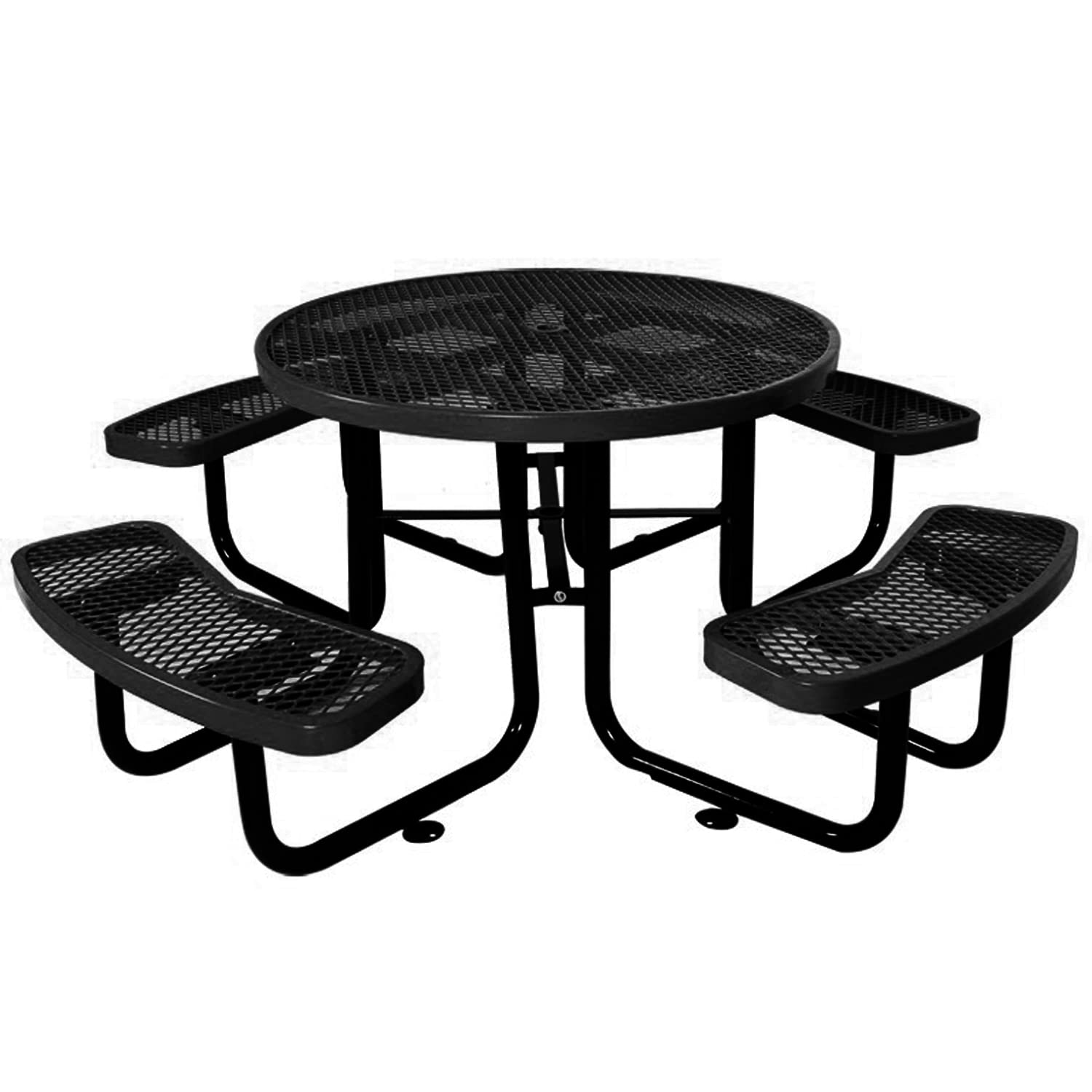 Qzexun with Surface Mount,46Inch,Black Upgrade Version Round Punched