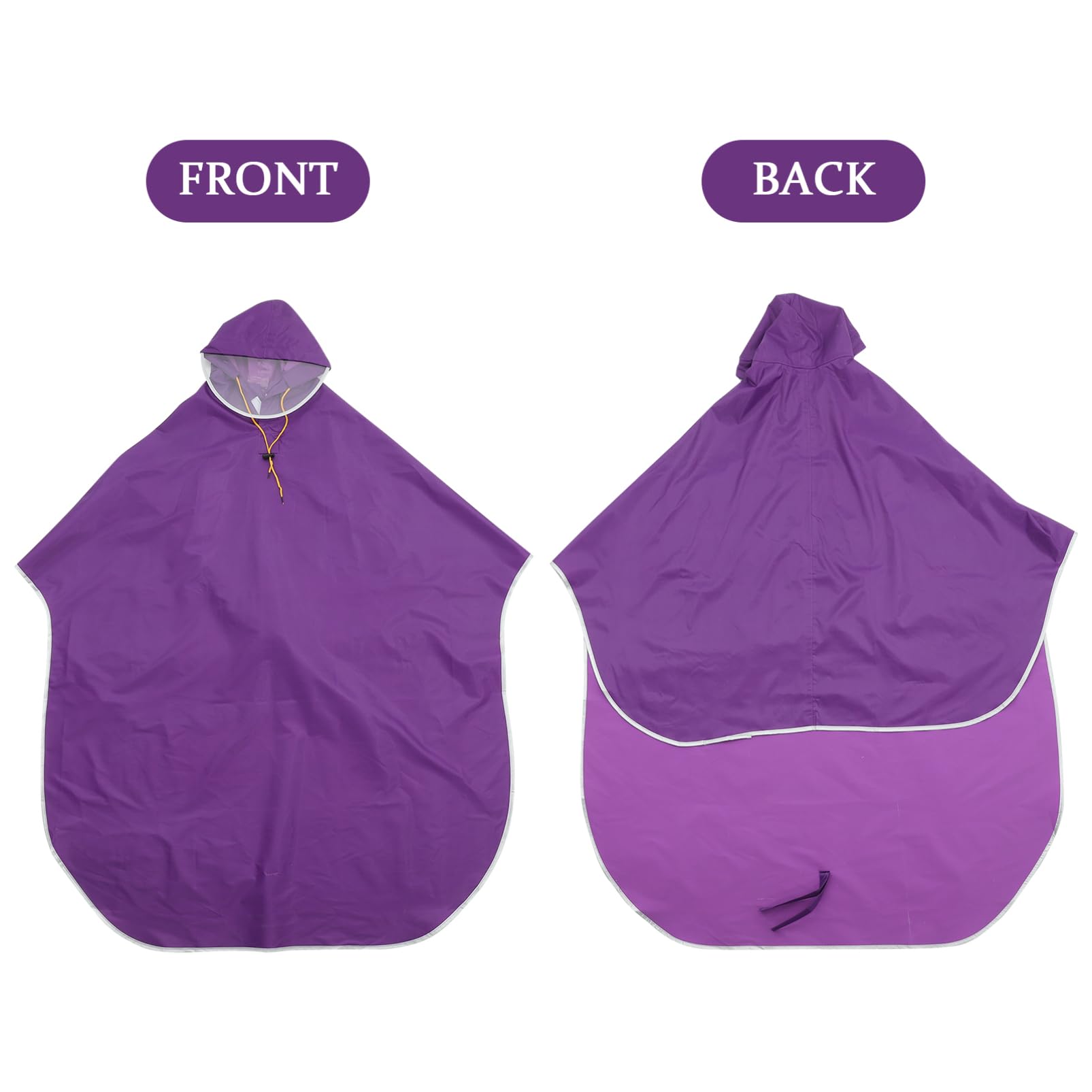 Didiseaon Impermeabile Per Bicicletta Impermeabile Per Bici Poncho Con Cappuccio Giacca A Impermeabile Poncho Antipioggia Per Scooter Per Ciclismo