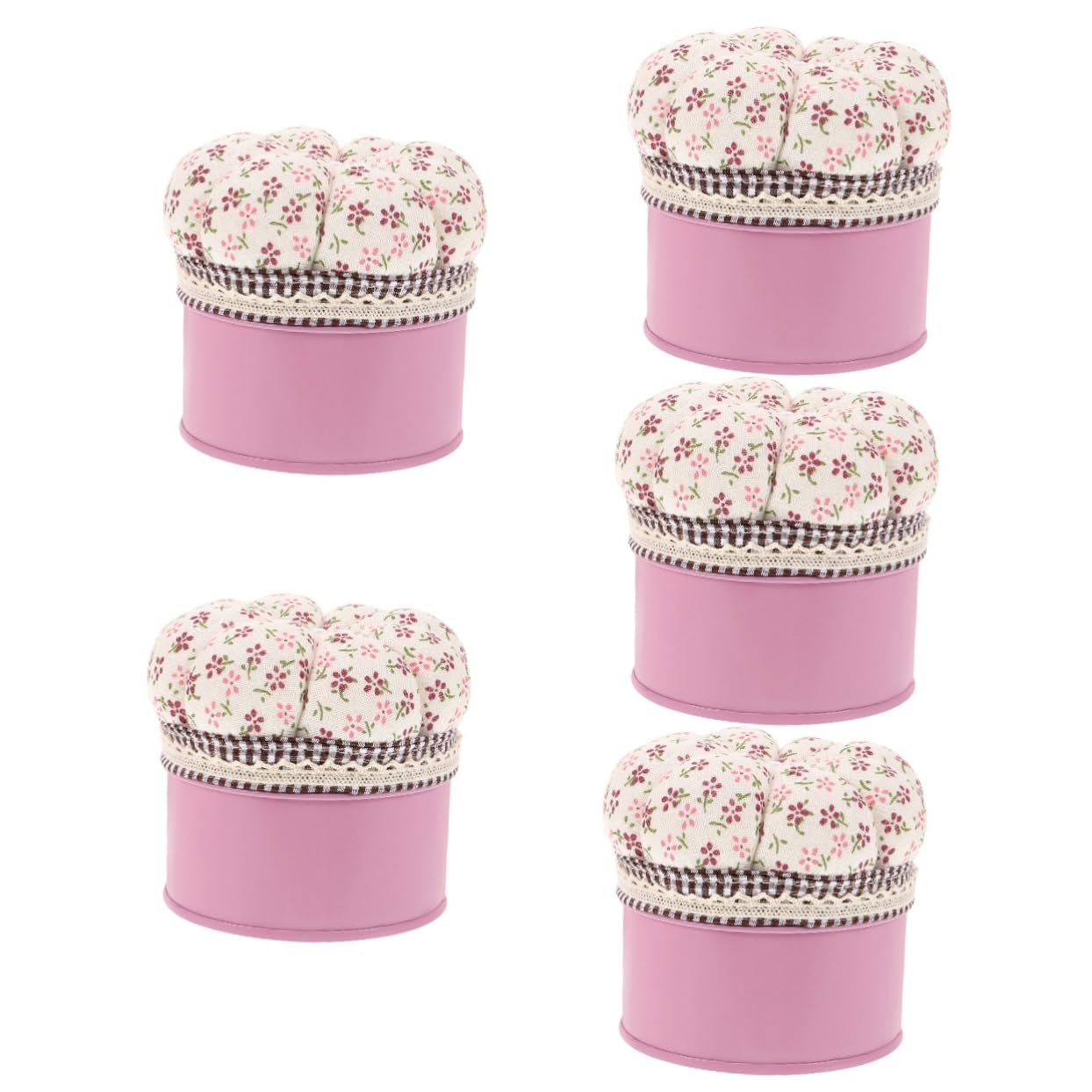 STOBOK 5 Stück Nadelkissen-Nadelhalter Stricken Nähen Stickerei praktischer Pin-Organizer Nähnadel-Aufbewahrungsbox Stecknadel-Organizer Aufbewahrungsbehälter für Nadeln Nähwerkzeug Stoff