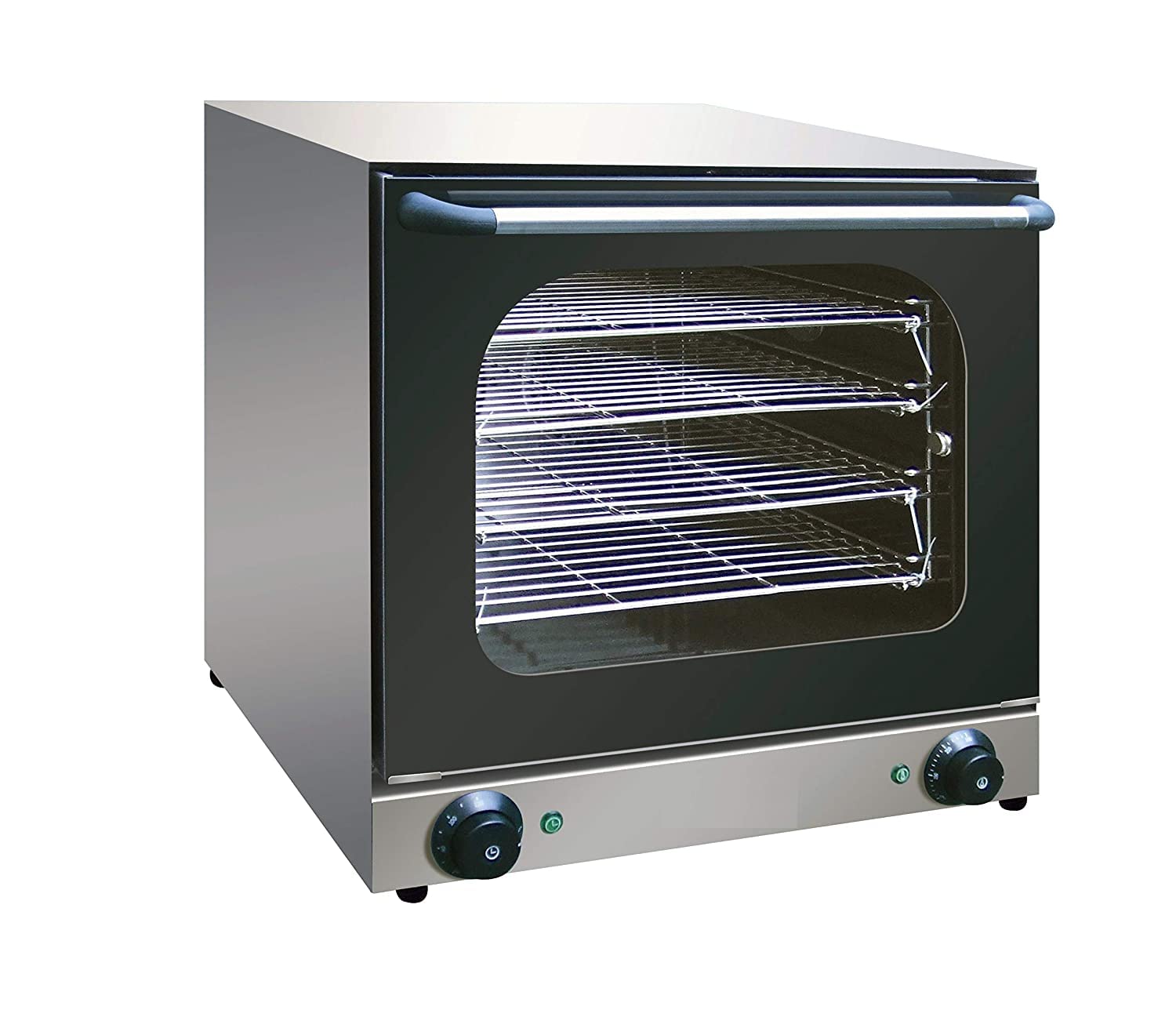 L2G - Four Électrique - Four à Convection Professionnel - 4 Niveaux - Porte Double Vitrage - Cavité Émaillée