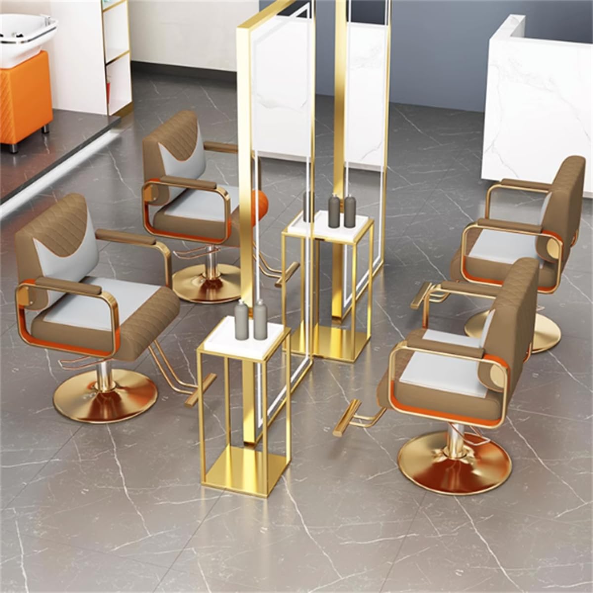 Krzesło fryzjerskie Hydrauliczne rozkładanie Heavy Duty Salon Sprzęt do tatuażu i użytku w spa kosmetycznego
