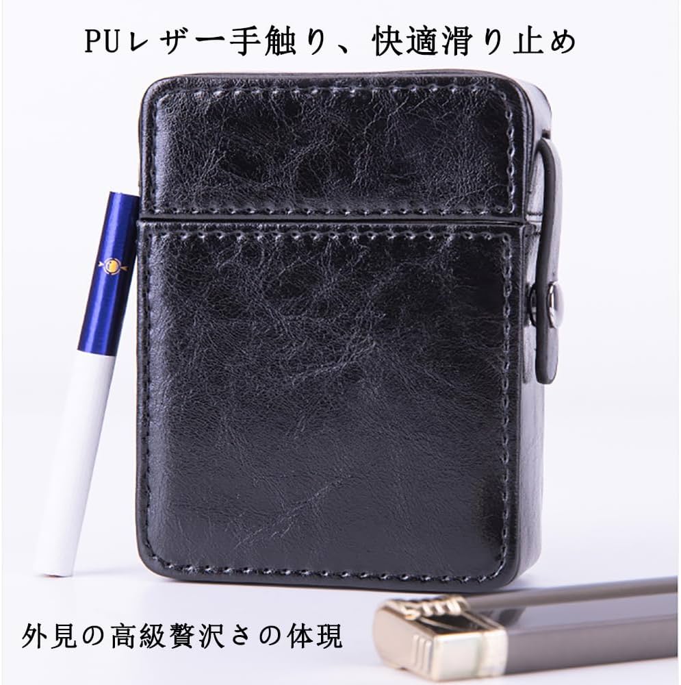 て*中様 シガレットケース Amazon | シガレットケース メンズシガレットケース レザー タバコ