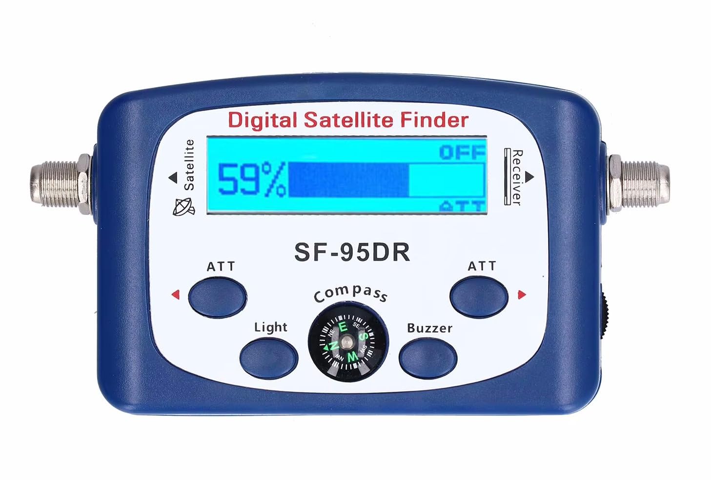 Sat-Finder SF-95DR - Rilevatore Segnale Satellitare LCD, Per Ottimizzare Posizionamento Antenne Parabole - Foto 5