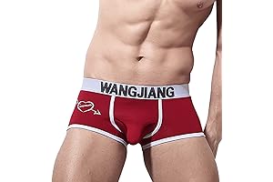 Bulge Enhancing Pouch Underwear for Men Boxer Briefs with Slingshot Hip Band