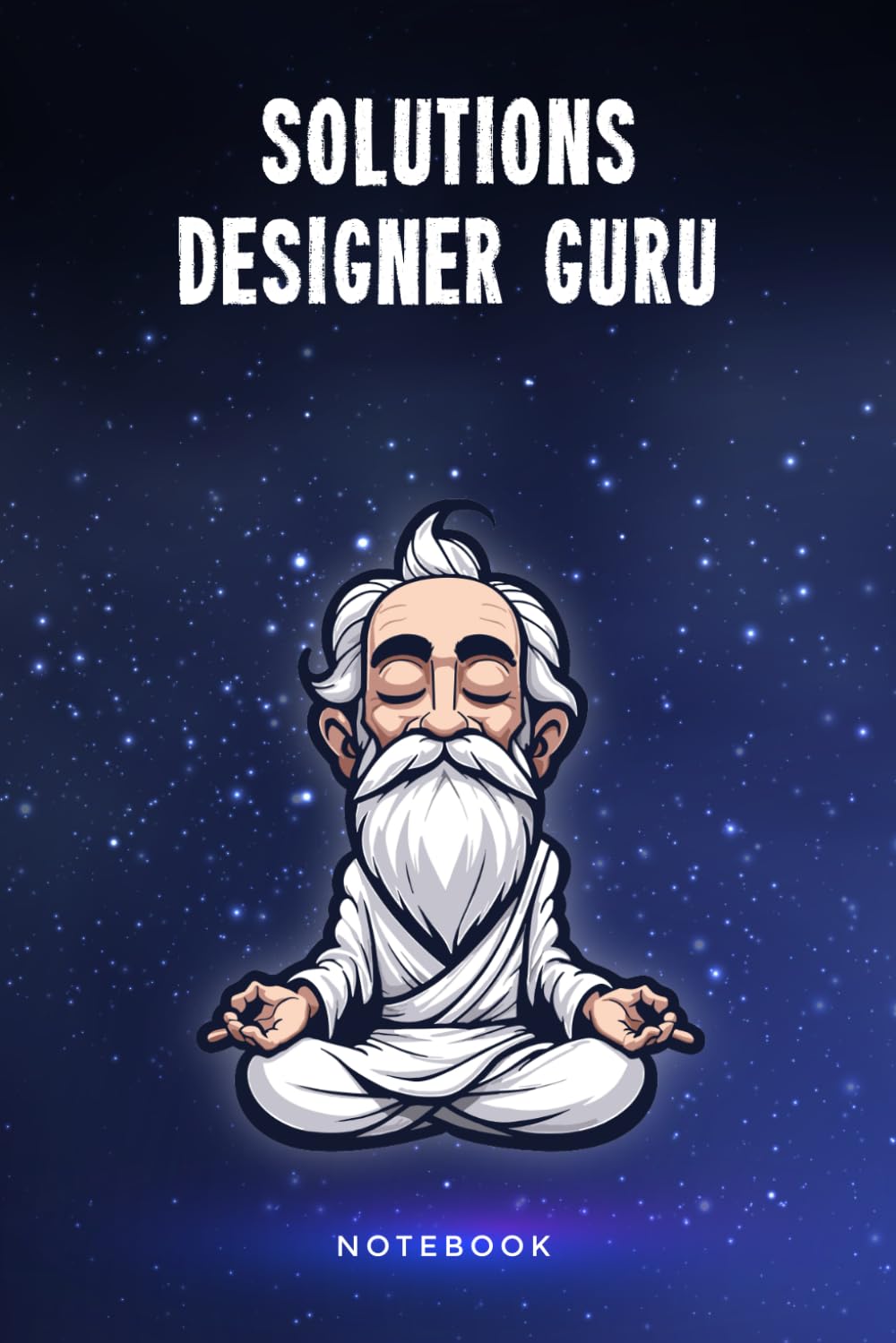 Solutions Designer Guru Notebook: Customized 100 Page Lined Journal Gift For A Busy Solutions Designer