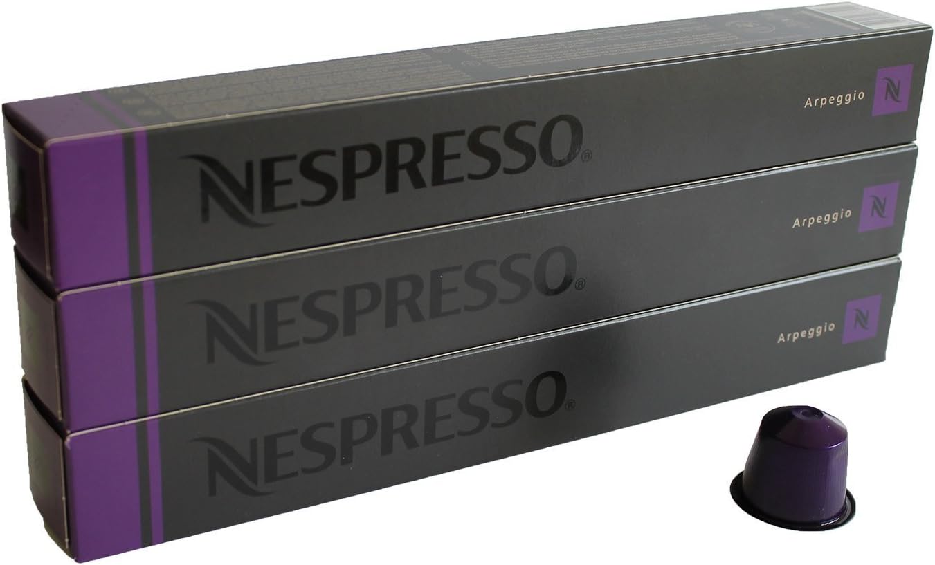 30 Pods Arpeggio Coffee Capsules (3 Sticks), Pack Of 1 - 0.705 Pounds