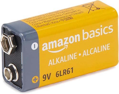 Miniatura 3 de Tienda Basics - Paquete de 24 baterías alcalinas multiusos de rendimiento de 9 voltios 5 años de vida útil fácil de abrir