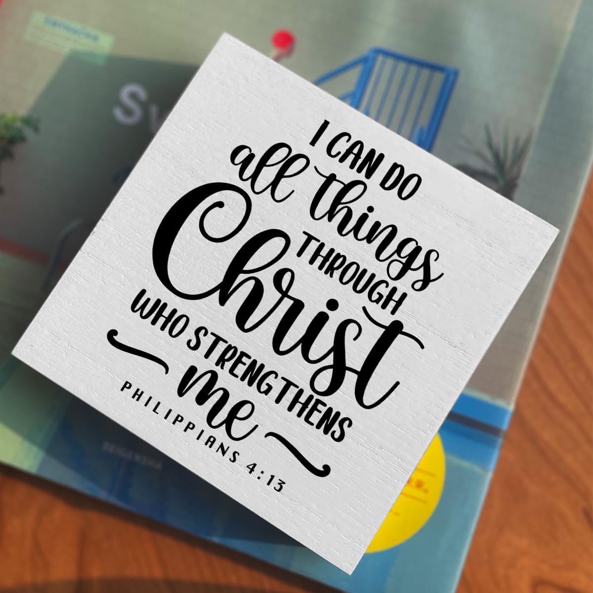 I Can Do All Things Through Christ Wall Art, Encouraging Quotes