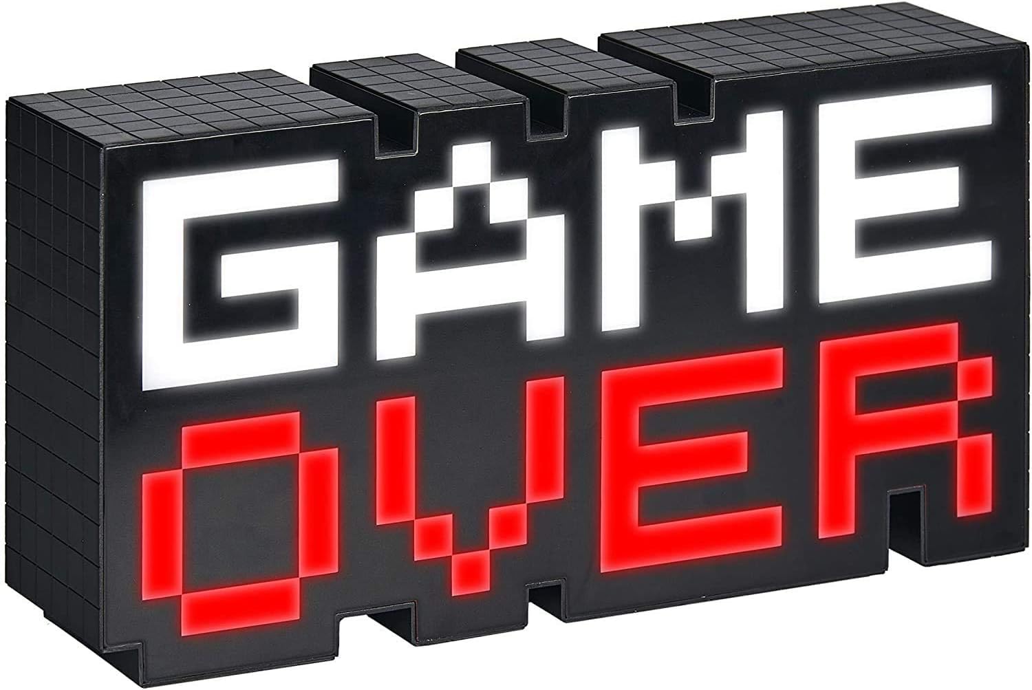 8Bit Pixel Game Over Light Color Changing Sound Reactive Lamp