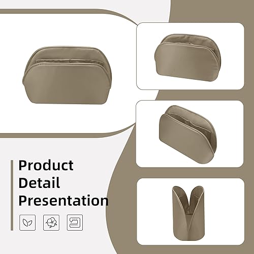 Miniatura 6 de DGAZ Organizador de bolso de seda para Bolide 1923mini25273135, organizador de bolsas suave y sedoso, bolso de lujo y moldeador de bolsas (Gris