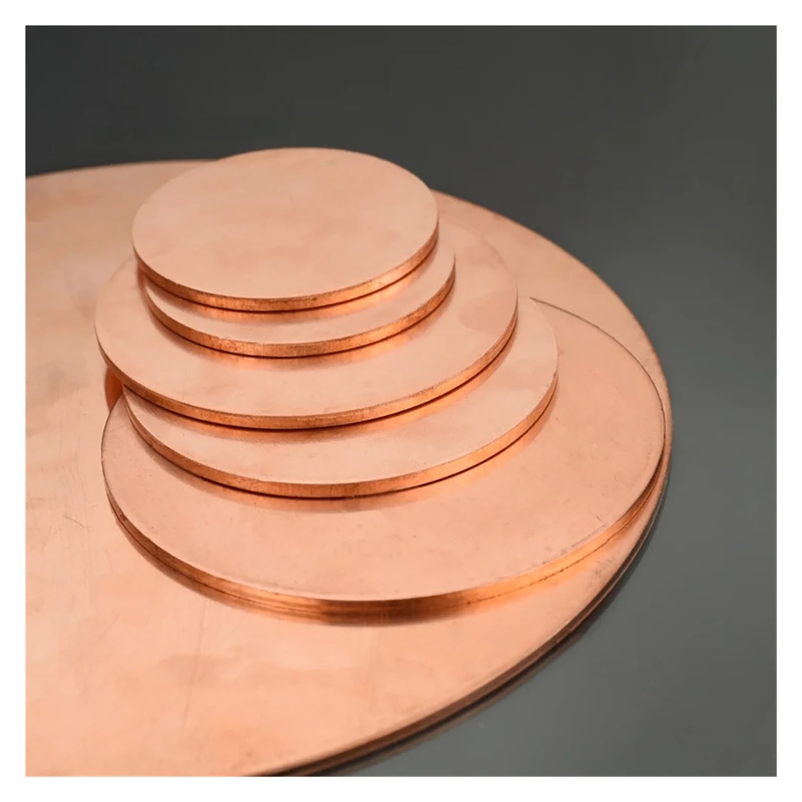 1 Stück T2 Kupferscheibe, Runde Platte, Kreisförmiges Blech, DIY(3x130mm)