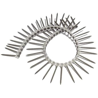Forgefix DWS25BPC Phillips Bugle Head Drywall Collated Screw - Black Phosphate by Forgefix
