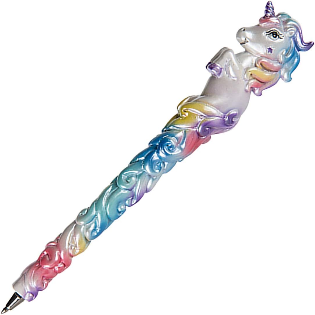 Out of the blue 29/2949 Ballpoint Pen Unicorn Approx. 17 cm Polyresin 2 Assorted Designs
