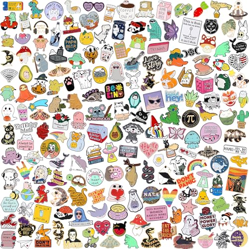 SINCCO 20/40/50 PCS Cute Enamel Backpack Pins, Funny...