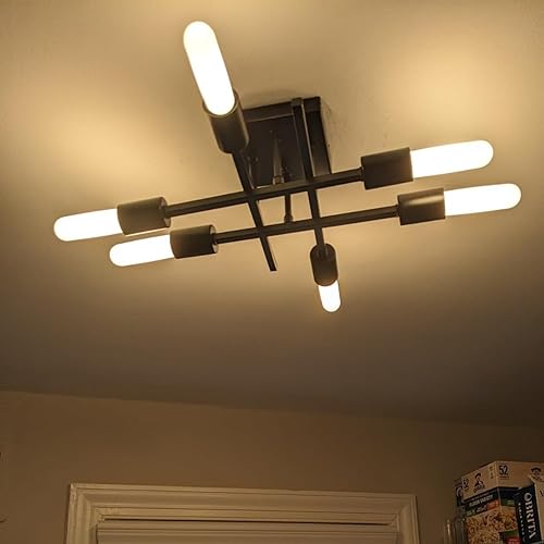 Miniatura 9 de Leools Bombilla LED esmerilada T10, bombilla LED tubular regulable E26, 8 W igual a 60 W, 3000 K, blanco suave, CRI90+, 600 lm, base E26 de