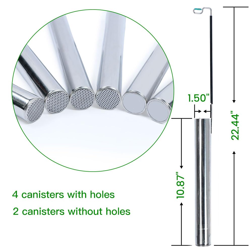 U.S.SOLID 30 L Contenedor criogénico líquido nitrógeno LN2 tanque Dewar con correas 6 botes