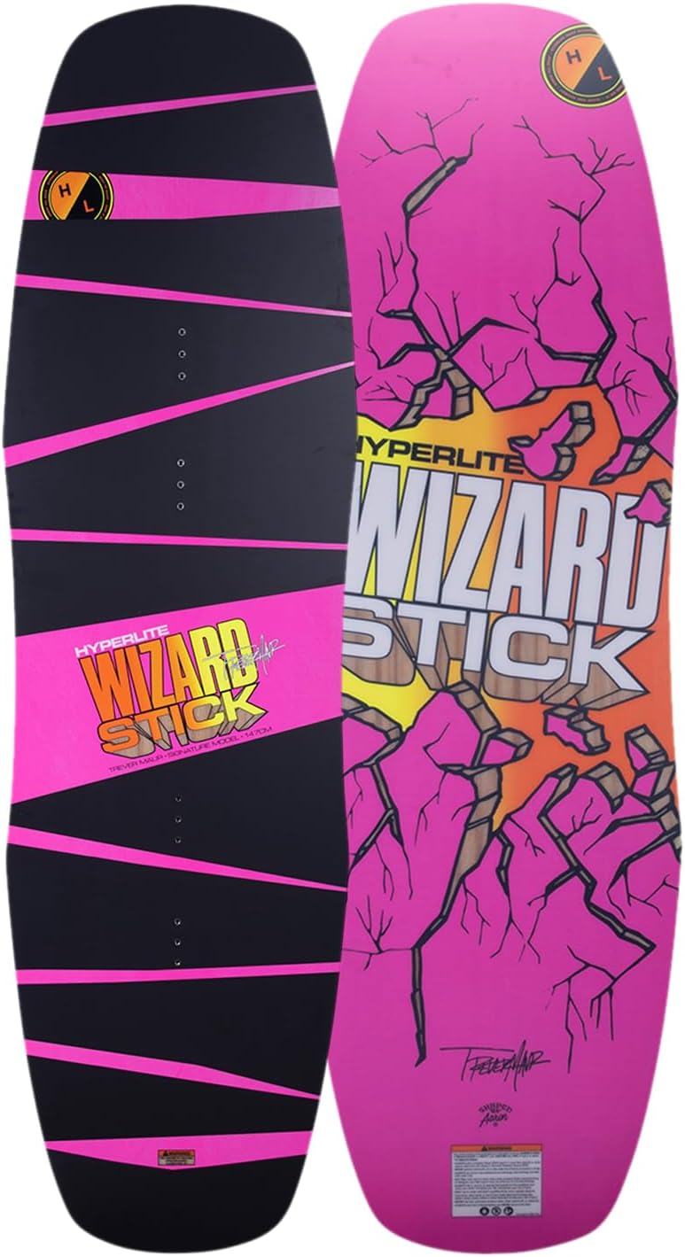 Hyperlite Wizardstick Mens Wakeboard Black/Pink 147cm