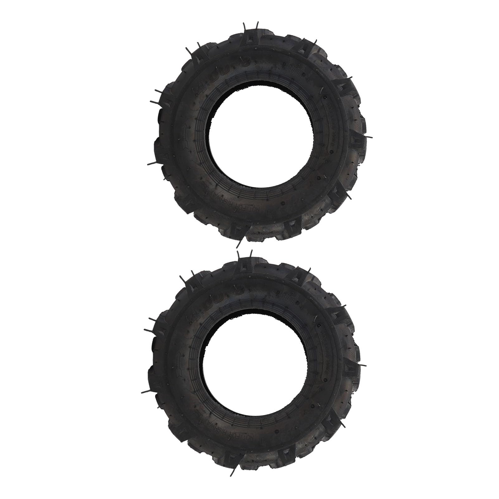 Luocute 4.00-8 Tubeless-Reifen 2er-Set 8-Zoll Gartentraktorreifen 672 Pfund Tragfähigkeit
