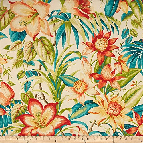 Tommy Bahama Indoor/Outdoor Botanical Glow Tiger Lily, Fabric by the Yard