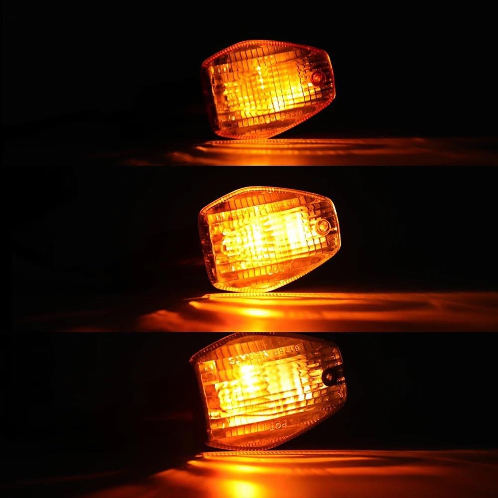Clignotants Clignotants De Moto, Lampe Clignotante pour H&Onda CB600F CB600S pour Hornet 600/599 CB900F pour Hornet 900/919(Ambre)