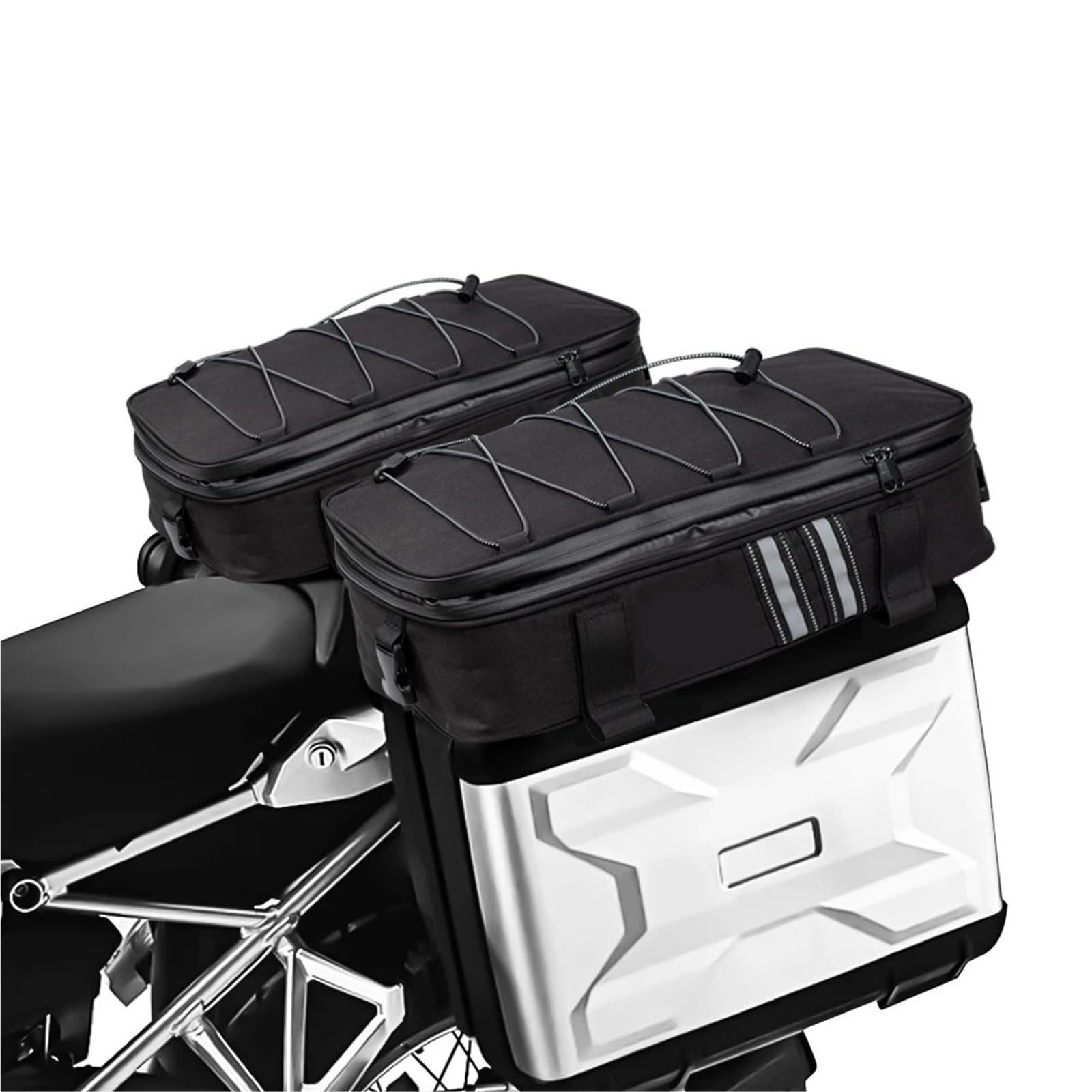 torba na siodełko motocyklowe Bagażnik motocyklowy Top Box Pannier Top Bag Case Wodoodporny Bagaż Bagaż motocyklowy torba(1 top bag)
