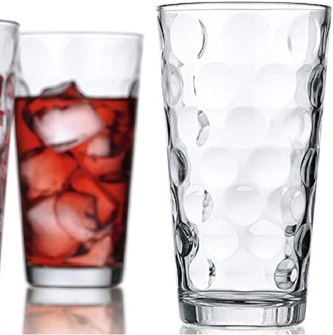 Drinking Glasses [set of 10] Highball Glass Cups 17oz, By Home Essentials & Beyond