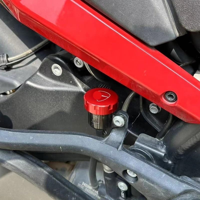 Guard Rear Brake Fluid Reservoir for Monster 821 796 795 696 695 for Scrambler 400 800 1100 Accessories Front Brake Clutch Rear Brake Fluid Reservoir Cover